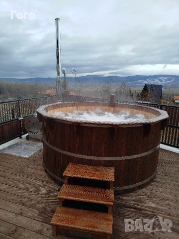 Дървено джакузи, Японска баня, снимка 13 - Басейни и аксесоари - 20815618