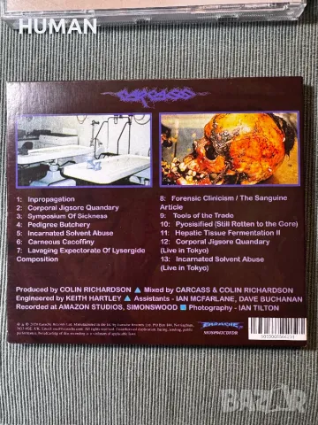 Carcass - Entombed - In Battle - Sacramentum , снимка 5 - CD дискове - 50410884