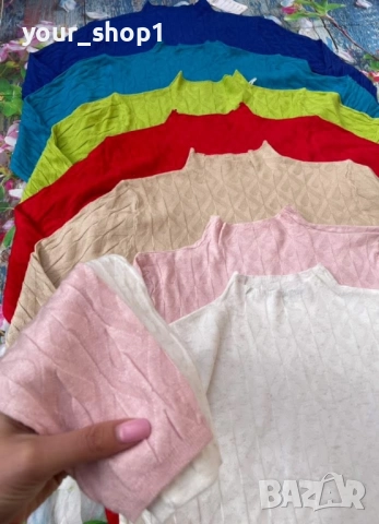 Дамска блуза  финно машинно плетиво , снимка 2 - Блузи с дълъг ръкав и пуловери - 52155101