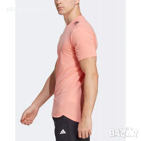 Мъжка тениска ADIDAS Designed For Training Tee Orange, снимка 3 - Тениски - 48843777