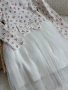 Красива бяла рокля с нежни цветя 🌸 нова! , снимка 3