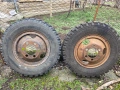 Руски гуми с джанти 8,25R20 меча лапа, снимка 1