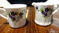 стар немски порцелан чаша за чай и латиера , снимка 5