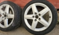 Продавам 4 бр. алуминиеви джанти 17 цола + ПОДАРЪК 4 бр летни гуми в добро състояние. , снимка 2