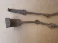 Стара верига за огнище от ковано желязо , здрава, снимка 5