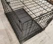 НОВА метална сгъваема клетка за куче 78x49x54см за транспорт и стационар, снимка 7