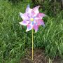 4750 Градинска вятърна въртележка с отразяващи неонови цветове, снимка 2