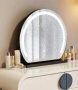Огледало за тоалетка с регулиране на наклона и LED осветлението , снимка 2