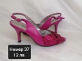 Разпродажба на дамски стилни обувки на ток на ток номер 37, снимка 15