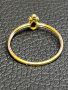 Халка пръстен златни 14 карата 585 бяло залто gold prasten halka , снимка 6