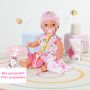 BABY born Little girl 831960 36 см, кукла със 7 реалистични функции - Материал: Soft touch материал, снимка 1