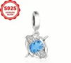 S925 Сребърни Талисмани ( ЗОДИИ - Зодиак ) за гривни , снимка 13