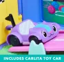 Игрален комплект Gabby's Dollhouse Carlita Purr-ific Play Room - Делукс стая с играчка кола Carlita, снимка 4