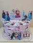 Картонена торта Елза и Анна , снимка 2