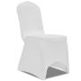 Еластични калъфи за столове, бели – 50 броя（SKU:241196