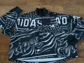 Adidas Allover Print Doubleknit Half Zip Sweatshirt - страхотно дамско горнище КАТО НОВО Л, снимка 8