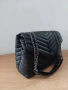 Луксозна Черна чанта YSL кодSG101H, снимка 2