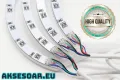 Ангелски очи многоцветни RGB LED Фарове Angel Eyes DRL за кола пръстени 4x131 mm за BMW, снимка 6