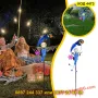 Цветна соларна лампа „Папагал“  - КОД 4473, снимка 3