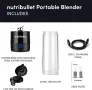 Акумулаторен блендер nutribullet в черно - Мощно екстракторно острие, 475 ml чаша, USB-С, снимка 2