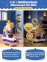 Нова играчка Детски STEM микроскоп с проектор 100X 400X 1200X комплект, снимка 3