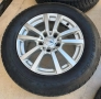 4бр. 17" джанти BROCK със зимни гуми DUNLOP SPORT 5 235/65/17 междуболтово 5x130 вътр ф71,5мм, снимка 3