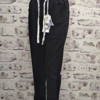 Moon girl- летен панталон тип балон, с ластик, по- къс, памук и еластан, снимка 1 - Панталони - 45524574