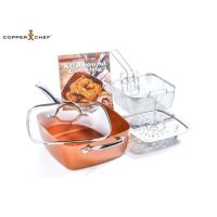 ❌ Copper Chef тиган 5в1 незалепващо покритие, снимка 2 - Съдове за готвене - 45429315