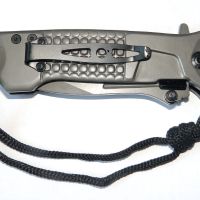 Масивен сгъваем полуавтоматичен нож Browning  96 х 220 -черен, снимка 3 - Ножове - 45209684