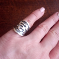 Дамски сребърен пръстен , снимка 4 - Пръстени - 45021856