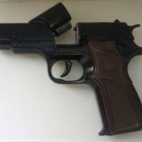 Метален полицейски пистолет GONHER Made in Spain, снимка 5 - Други ценни предмети - 45450024
