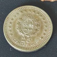 Монета Уругвай 25 сентесимо, 1960, снимка 1 - Нумизматика и бонистика - 45158942
