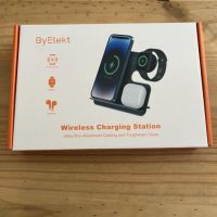 ByElekt Безжично зарядно устройство 3 в 1 за Apple iPhone/iWatch/Airpods,iPhone15 14,13,12,11 , снимка 7 - Безжични зарядни - 45374355