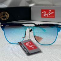 Ray-Ban RB3576 дамски слънчеви очила сини огледални , снимка 2 - Слънчеви и диоптрични очила - 45430173