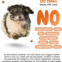 Пре, про и постбиотици за кучета за храносмилане, имунитет, 120 дъвчащи дъвки, патешки вкус, снимка 7 - За кучета - 45749818