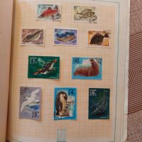 Колекция от 100 броя пощенски марки от СССР, събрани в оригинално албумче, снимка 8 - Филателия - 45379791