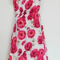 Цветна лятна рокля FUGA размер S, снимка 2 - Рокли - 45792756