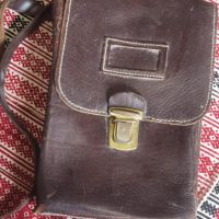 Стара военна кожена чанта, снимка 1 - Антикварни и старинни предмети - 45782087
