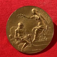 Медал Международно изложение Париж Франция 1910 г. ?, снимка 1 - Антикварни и старинни предмети - 45120380