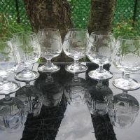 Кристални чаши за коняк - 4 + 2 бр., снимка 1 - Сервизи - 45498064