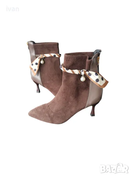 Дамски боти размер 37.5 . стелка 23.5 см , снимка 1