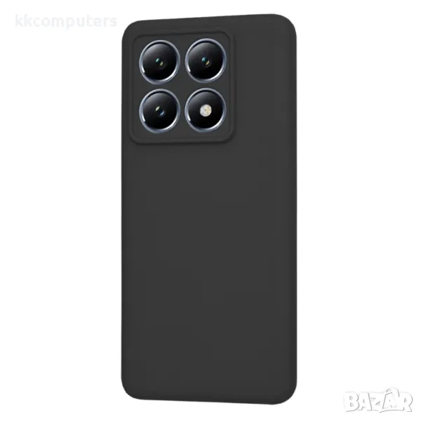 Калъф силикон / Черен мат / за Xiaomi 14T Pro Баркод : 3131967, снимка 1