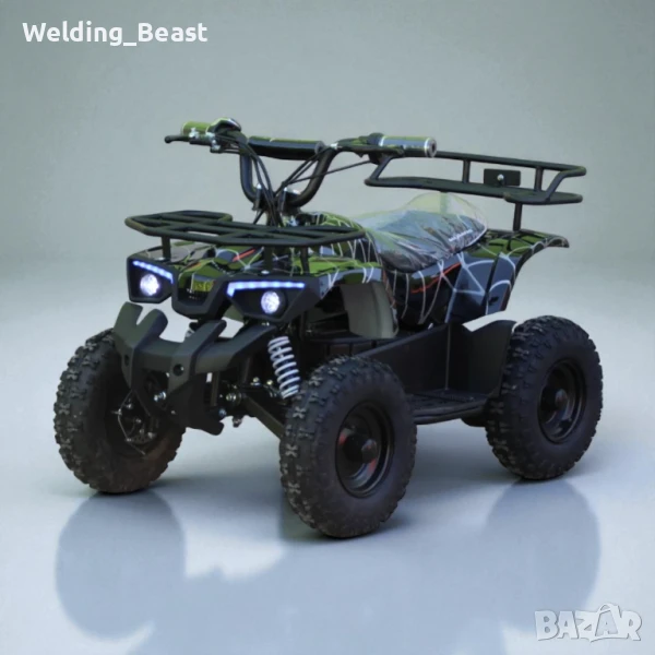 Max Motors ATV Детско електрическо TOURIST АТВ 1200W Black Spider, снимка 1