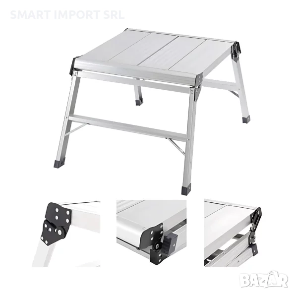 Индустриална  сгъваема алуминиева стълба KMH0605, снимка 1