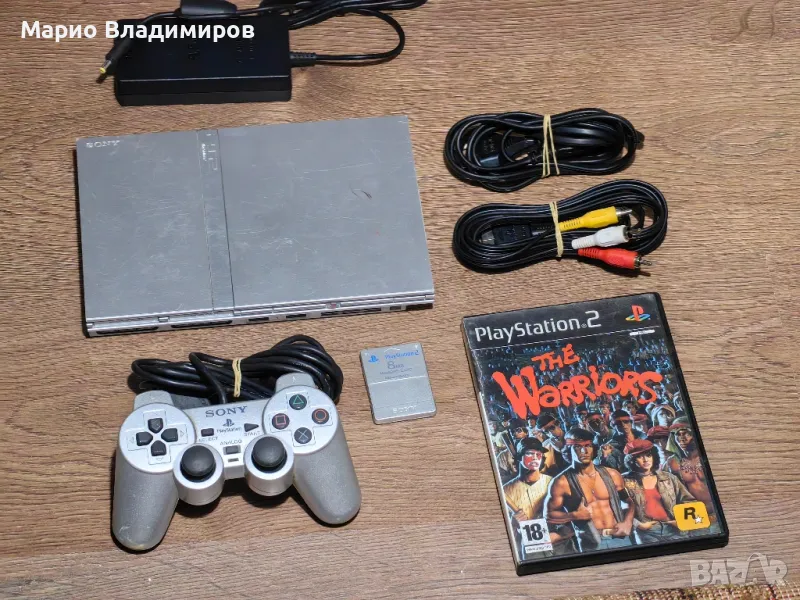 Playstation 2 slim silver пълен комплект , снимка 1