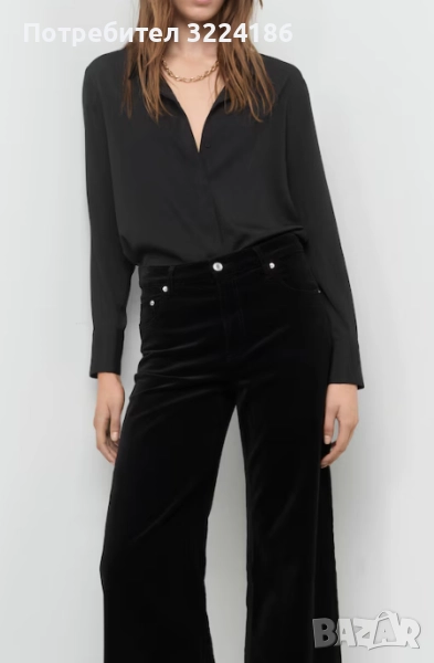 Широки джинси с висока талия ХС размер!Нови, снимка 1