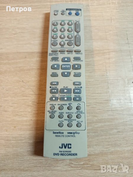 Дистанционно"JVC" RM-SDR028E(Dvd Recorder), снимка 1