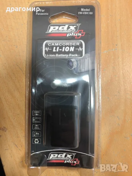 BATTERY Panasonic VW-VBK180, снимка 1
