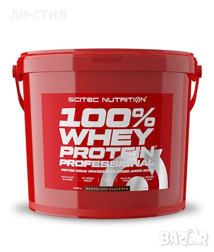 Суроватъчен протеин изолат SCITEC 100% Whey Protein Professional 5кг, снимка 1