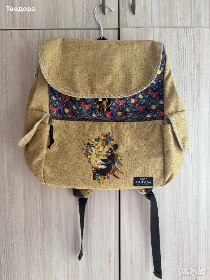 Чисто нова раница Муфаса Цар Лъв, снимка 1